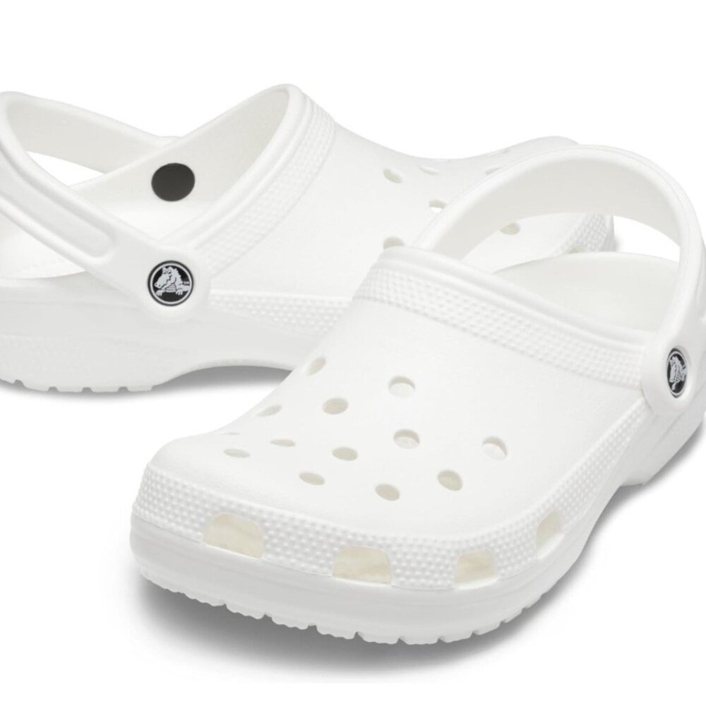 Crocs Unisex Adult Classic Clog White Size M7 W9